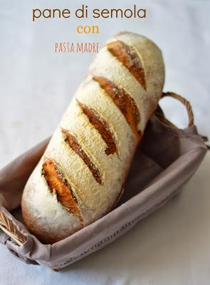 pane di semola con pasta madre