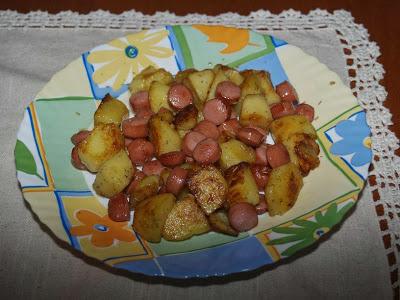 Idea salva-cena: rondelle di wurstel con patate