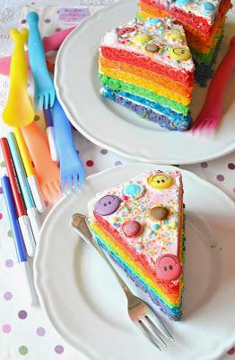 La Rainbow cake