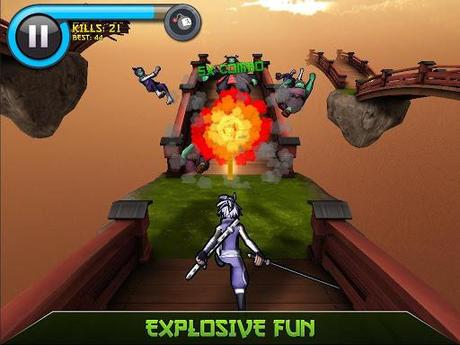  Zombitsu, ottimo mix di runner game e combattimenti ninja sui vostri Android!