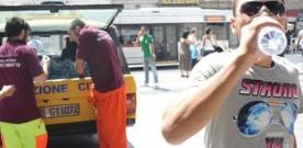 La solidarietà dopo la tempesta. Acqua gratis a Catanzaro