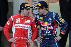 I due rivali Fernando Alondo e Sebastian Vettel (circusf1.com)