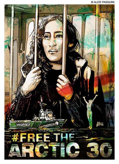 AlicePasquini - Free the arctic 30 greenpeace