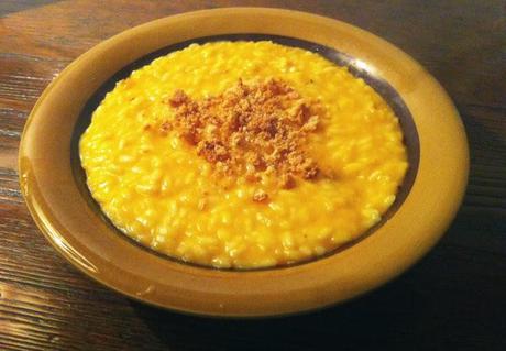 Risotto alla zucca con trito di amaretti