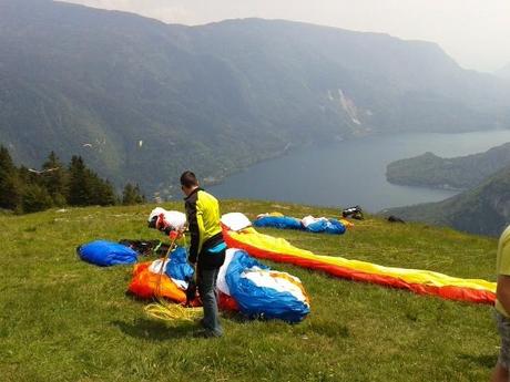 parapendio sulla paganella