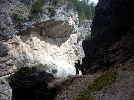 sentiero cascate di fanes, cortina