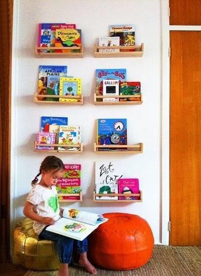 Frontal bookshelf, la libreria a misura di bambino