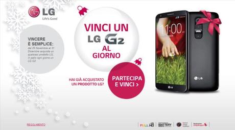 xg4j Compra LG e vinci un G2 al giorno fino al 31 Dicembre 2013