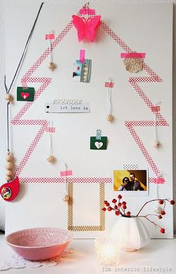 washi tape per decorare il Natale