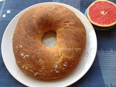 Grapefruit Big Donuts con l'impasto base nr 8 della Cuochina