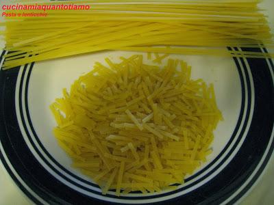 pasta e lenticchie