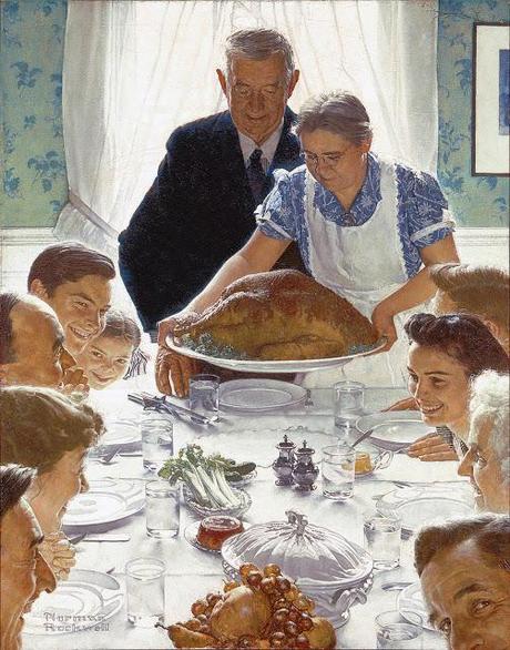 Thanksgiving Day by Norman Rockwell