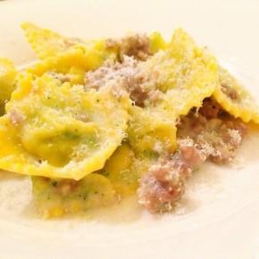 tortelli broccoli e salsiccia