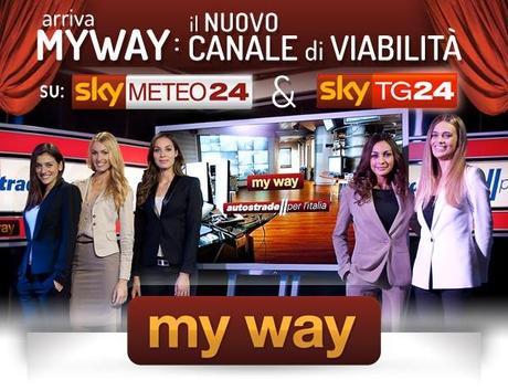 Autostrade lancia il servizio MyWay sul canale 501 della piattaforma Sky