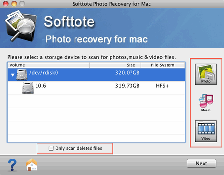 Immagine+3 Softtote Mac Photo Recovery Gratis: Recuperare le foto perse o cancellate su MAC