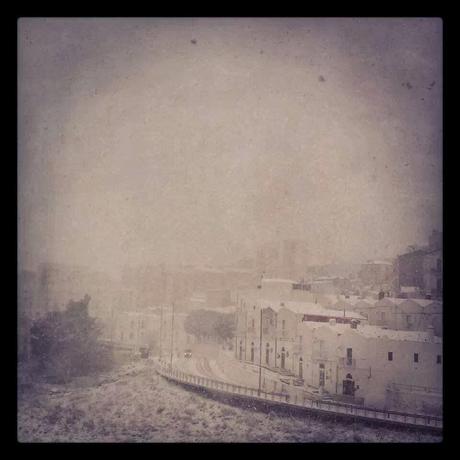 FOTO: Neve sul Gargano 2013 - Monte Sant'Angelo e Foresta Umbra