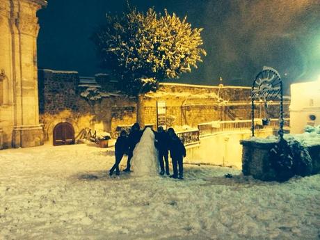 FOTO: Neve sul Gargano 2013 - Monte Sant'Angelo e Foresta Umbra