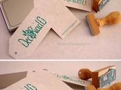 Timbri, etichette grembiule lavoro "griffati"