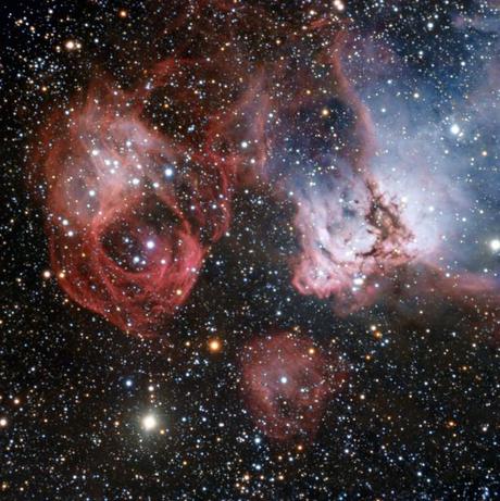 La regione di formazione stellare NGC 2035 ripresa dal VLT (Very Large Telescope) dell'ESO. (Crediti: ESO)