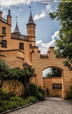 In Baviera per vedere il castello di Hohenschwangau.