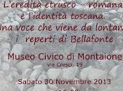 Presentazione reperti rinvenuti pozzo etrusco-romano Bellafonte, Montaione