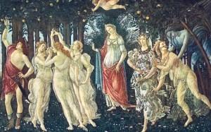 Firenze - Galleria degli Uffizi - La Primavera di Botticelli