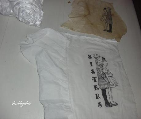 a pillow shabby, with Teddy