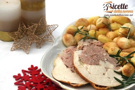 ricetta cappone ripieno natale