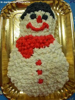 Torta pupazzo di neve