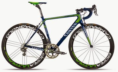 Movistar, presentata la bici 2014