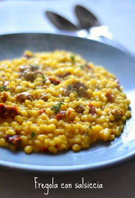 fregola con salsiccia