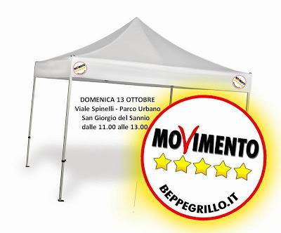 Domenica 13 ottobre Gazebo informativo sul Viale Spinelli