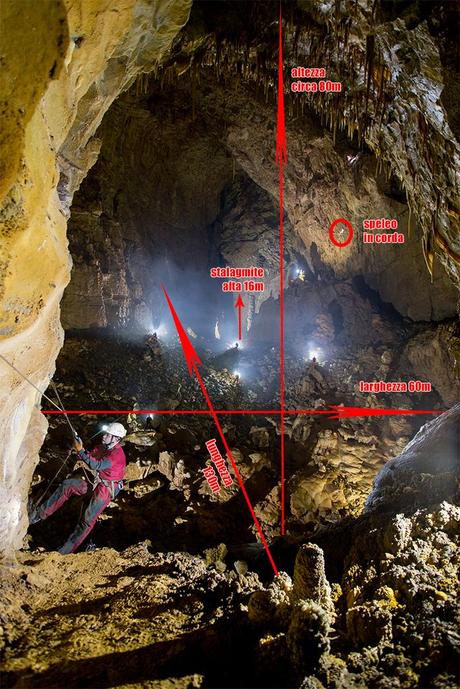 La foto del Salone Finocchiaro alla Grotta Impossibile (TS)