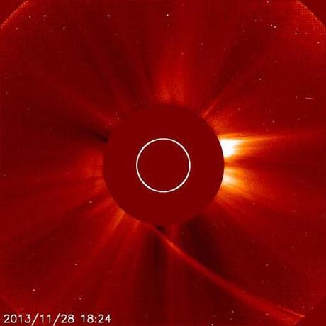 Cometa ISON SOHO Lasco C2 last image