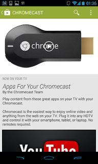 Nuova Sezione del Play Store dedicata a Chromecast