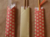 Origami cutlery holder tutorial