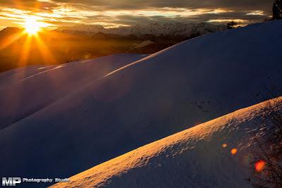 Il Tramonto delle Alpi!