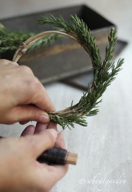 rosmarinus wreath diy