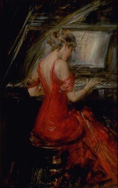 boldini la signora in rosso