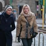 Ellen Hidding a via Montenapoleone con la modella Barbara Snellemburg: le foto