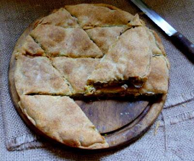 manitaropita / pita con i funghi