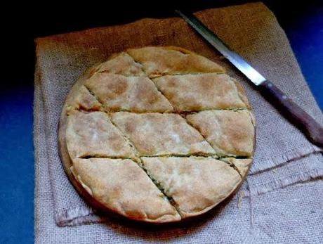 manitaropita / pita con i funghi