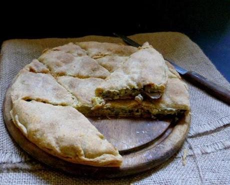 manitaropita / pita con i funghi