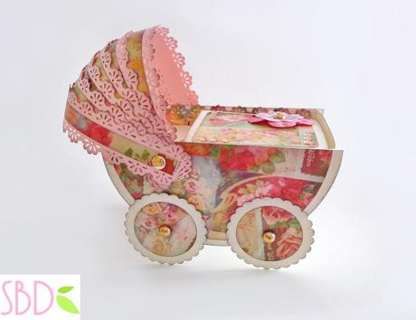 Bomboniera Carrozzina - Birth Party Favor Pram