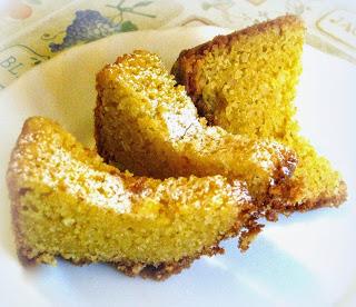 TORTA GIALLA CON FARINA FIORETTO E MANDORLE