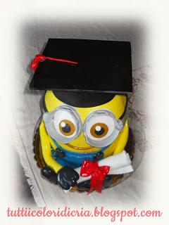 Torta a forma di Minion (LAUREA)