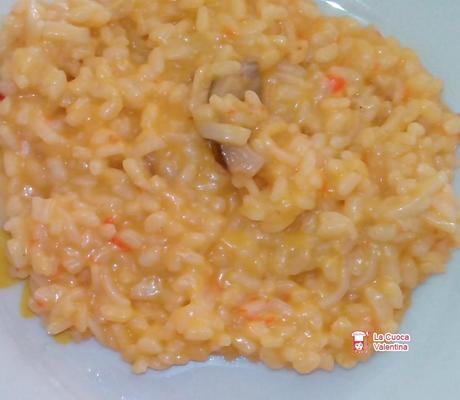 riso con zucca e funghi porcini