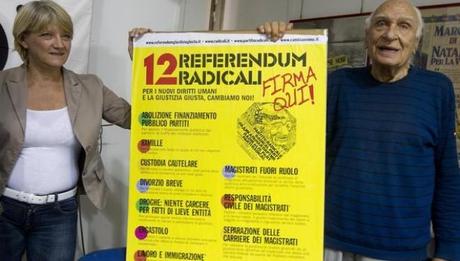 Stroncati sul nascere i referendum dei Radicali