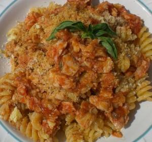 Fusilli alla crema di tonno*