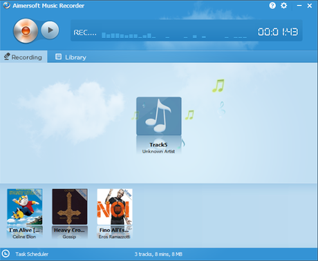 Immagine+11 Aimersoft Music Recorder 1.0.0 Gratis: Registrare qualsiasi fonte Audio su Windows